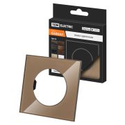 Рамка одиночная бронза, стекло, «Байкал» TDM