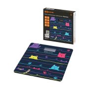 Весы электронные напольные «Котики», стекло, деление 0,01 кг, макс. 180 кг, 28х28 см, TDM