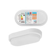 Светодиодный светильник LED ДПП 2801 12Вт 990лм 6500К IP65 белый овал 200*100*46 мм Народный