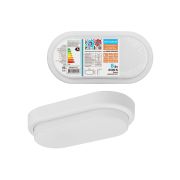 Светодиодный светильник LED ДПП 2801 8Вт 700лм 6500К IP65 белый овал 200*100*46 мм Народный