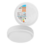 Светодиодный светильник LED ДПП 2901 18Вт 1580лм 6500К IP65 белый круг 210*54 мм Народный