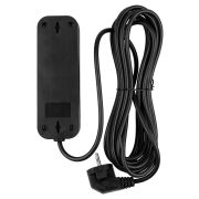 Удлинитель 3 гнезда, 10 метров, с/з, 10 А, 2300 Вт, черный, НАРОДНЫЙ У1-32049 (Ун1 320-0001)