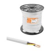 Провод ПВС 3х6 ГОСТ на катушке (50м), белый TDM
