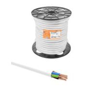 Провод ПВС 5х1,5 ГОСТ на катушке (50м), белый TDM