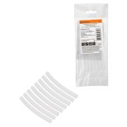 Набор трубок термоусаживаемых, не поддерживающих горение, клеевых, длиной 10 см ТТк(3:1) «Моноцвет, прозрачный 6,4/2,0 TDM»