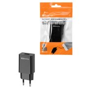 Сетевое зарядное устройство, СЗУ 6, Quick Charge 3.0, 3 А, 1 USB, черный, TDM