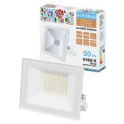 Прожектор СДО-05-050 50 Вт, 4000 лм, 6500 К, 220-240 В, IP65, белый, Народный