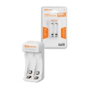 Зарядное устройство 2022 (200 mA 2 слота АА/ААА 2 кан.USB) TDM