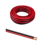 Провод для прикуривания двужильный 500 А (50м), черно-красный TDM