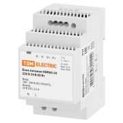 Блок питания HDR60-24, 220 В, 24 В, 60 Вт (на DIN-рейку) TDM