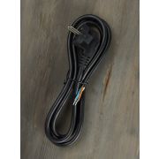 Шнур сетевой с вилкой ПВС-ВП 3x1,5мм² 1,5м с/з черный TDM