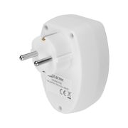 Сетевой фильтр 1 гнездо 2П+З с з/ш 16А 250В белый TDM