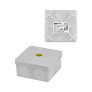 Коробка уравнивания потенциалов (КУП) двухкомпонентная ОП 80х80х40 мм, шина 6х9, 6 групп, IP66, инд. штрихкод TDM