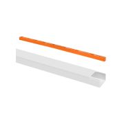 Кабель-канал 40х25 (2 шт по 2 м) белый (розн.упак.) TDM