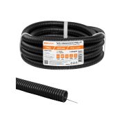 Труба гофрированная ПНД d 20 с зондом (5 м) легкая 350Н черная TDM