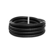 Труба гофрированная ПНД d 20 с зондом (10 м) легкая 350Н черная TDM