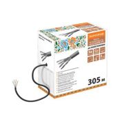 Кабель витая пара народный U/UTP Cat 5e 4х2х24AWG (305м) PE, чёрный