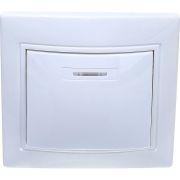 Выключатель 1-кл. СП Севиль 10А IP20 с подсветкой бел. UNIVersal С0121