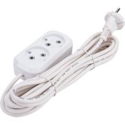 Удлинитель 2х5м без заземл. 10А IP20 Е-202 ПВС 2х0.75 АБС-пластик UNIVersal 9631961