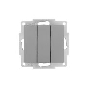 Выключатель 3-кл. СП Vesna механизм платина LEZARD 742-3588-109