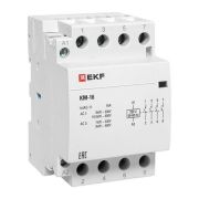 Контактор модульный КМ 16А 4NО (3 мод.) EKF km-3-16-40